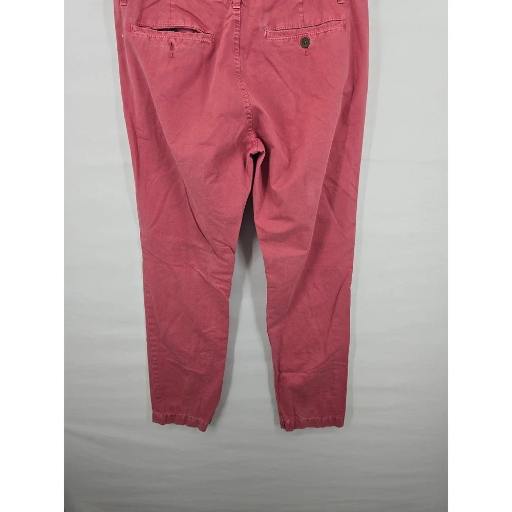True Religion Mens Chino Pants 32 Faded Red Salmon Pink FieldSupplier Stock 1956